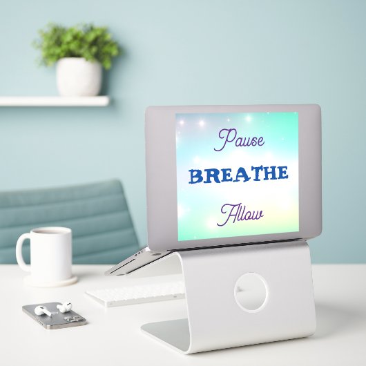 Paue, BREATHE, Autoriser Sticker (Ordinateur portable sur le bureau)