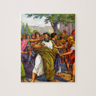 Paul allant à la conception de puzzle de prison