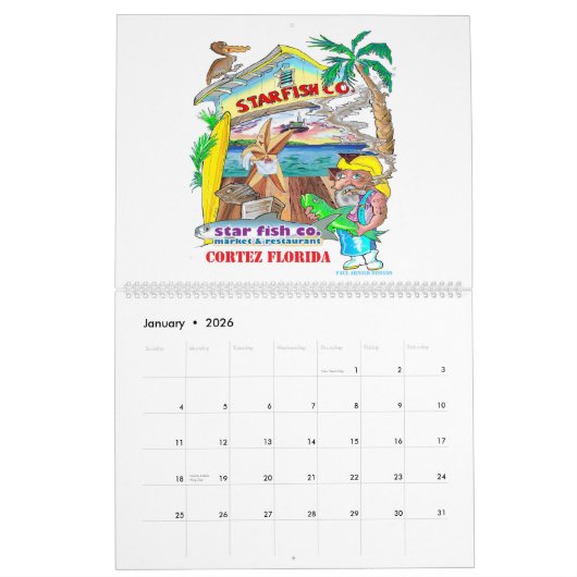 Paul Arnold's 2024 Anna Maria Island Kunstkalender Kalender (Jan 2026)