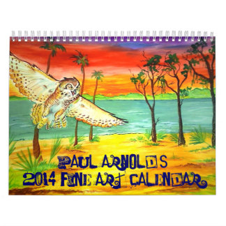 Paul Arnold's fijne kunstagenda van 2014 Kalender