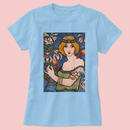 Paul Berthon - Lady met Orchids T-shirt