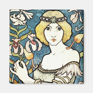 Paul Berthon Salon Des Cent  Art Nouveau Magneet