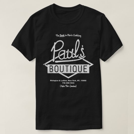 Paul Boutique Diamond  T-shirt (Design voorkant)