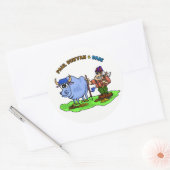 Paul Bunyan & Babe De Blauwe os Stickers (Envelop)
