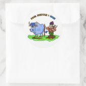 Paul Bunyan & Babe Les Stickers Ox Bleu (Sac)