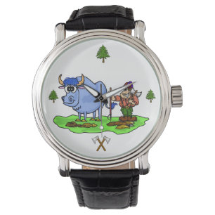 Paul Bunyan et bébé la montre bleue Ver de boeuf