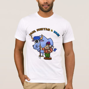 Paul Bunyan et bébé le T-shirt bleu Ver de boeuf.