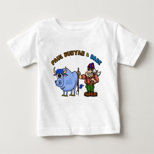 Paul Bunyan et bébé le T-shirt de ses enfants (Devant)