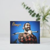 Paul Bunyan in Bangor Briefkaart (Staand voorkant)