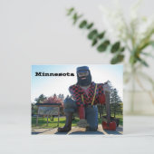 Paul Bunyan Minnesota Sourvenir Briefkaart (Staand voorkant)