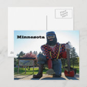 Paul Bunyan Minnesota Sourvenir Briefkaart (Voorkant / Achterkant)