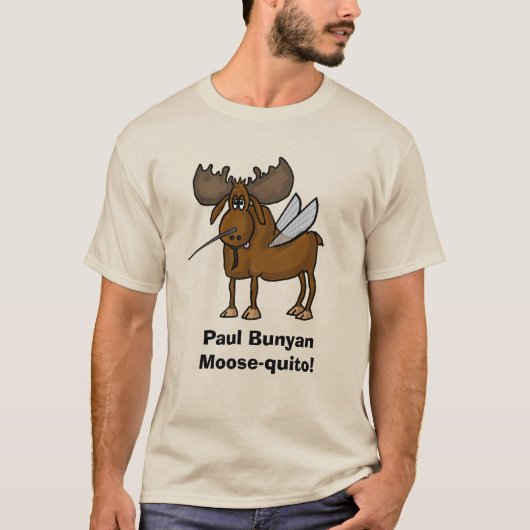 Paul Bunyan Moose-quito T-shirt (Voorkant)