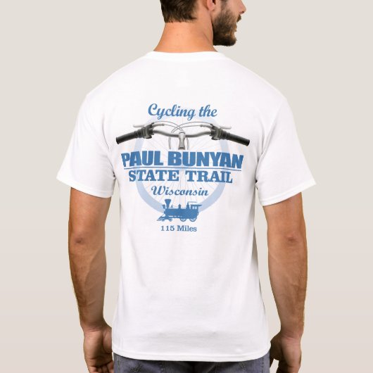 Paul Bunyan State Trail (H2) T-shirt (Achterkant)