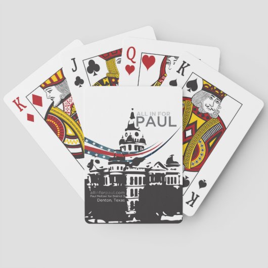 Paul Card Set Speelkaarten (Achterkant)