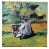 Paul Cezanne - A Painter at Work,  Tegeltje (Voorkant)