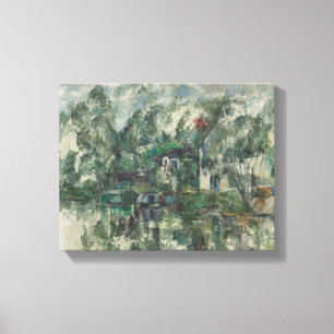 Paul Cezanne   Aan de rand van het water, c. 1890  Canvas Afdruk