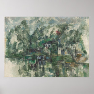 Paul Cezanne Aan de rand van het water, c. 1890 Poster