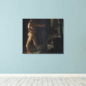 Paul Cezanne | Apotheose van Delacroix Canvas Afdruk (Insitu (Houten vloer))