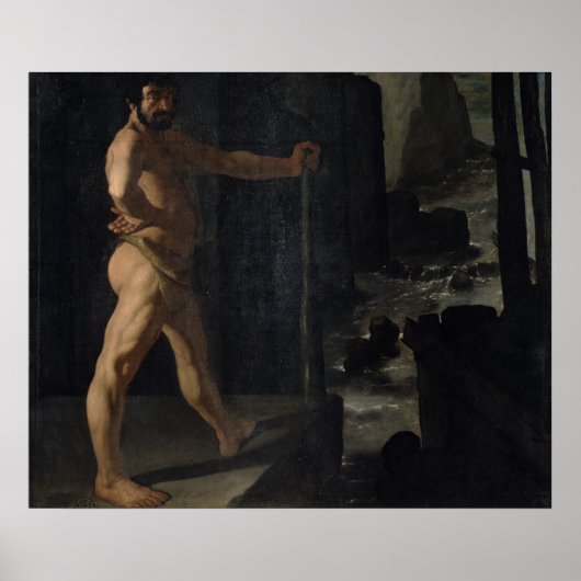 Paul Cezanne | Apotheose van Delacroix Poster (Voorkant)