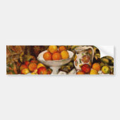 Paul Cezanne Appelt Sinaasappels Impressionisme Bumpersticker (Voorkant)