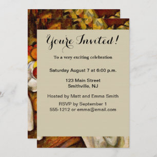 Paul Cezanne Appelt Sinaasappels Impressionisme Kaart