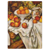 Paul Cezanne Appelt Sinaasappels Impressionisme Klembord (Achterkant)