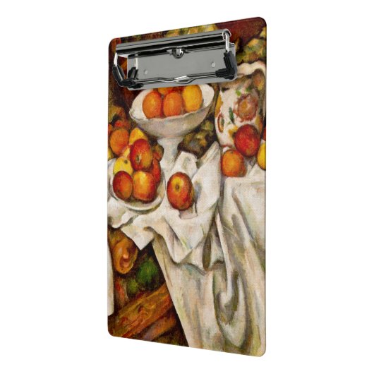 Paul Cezanne Appelt Sinaasappels Impressionisme Mini Klembord (Angled2)