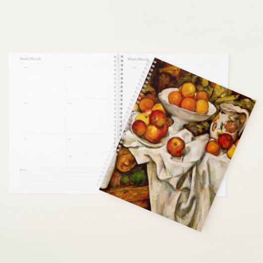 Paul Cezanne Appelt Sinaasappels Impressionisme Planner (Display)