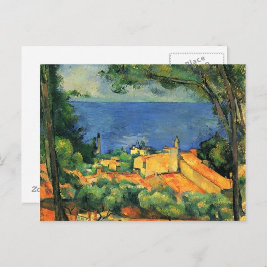 Paul Cezanne Artwork Briefkaart (Voorkant / Achterkant)