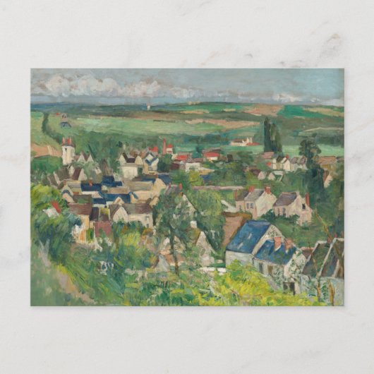 Paul Cezanne - Auvers, Panoramisch Uitzicht Briefkaart (Voorkant)