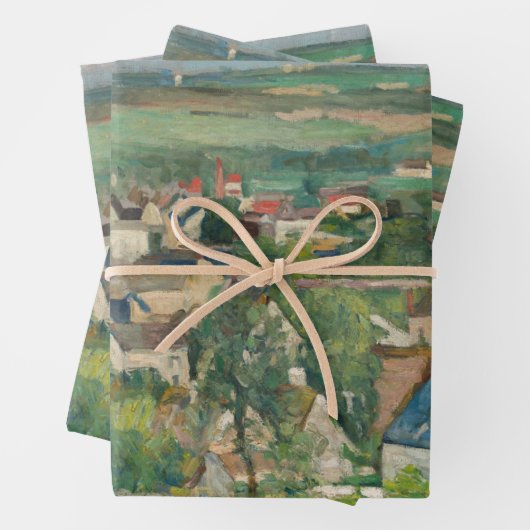 Paul Cezanne - Auvers, Panoramisch Uitzicht Inpakpapier Vel (In situ)