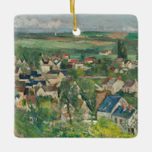 Paul Cezanne - Auvers, Panoramisch Uitzicht Keramisch Ornament