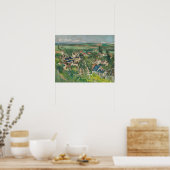 Paul Cezanne - Auvers, Panoramisch Uitzicht Poster (Keuken)