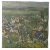 Paul Cezanne - Auvers, Panoramisch Uitzicht Tegeltje (Voorkant)