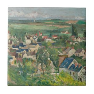 Paul Cezanne - Auvers, Panoramisch Uitzicht Tegeltje