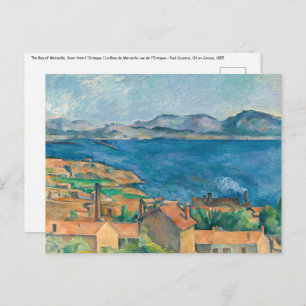 Paul Cezanne - Baai van Marseille, vanuit Estaque Briefkaart