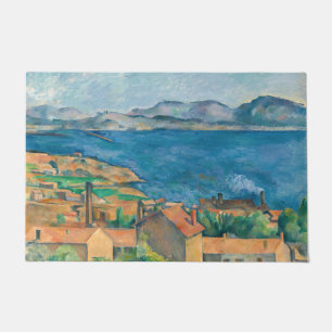 Paul Cezanne - Baai van Marseille, vanuit Estaque Deurmat