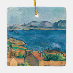 Paul Cezanne - Baai van Marseille, vanuit Estaque Keramisch Ornament