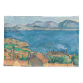 Paul Cezanne - Baai van Marseille, vanuit Estaque Kussensloop (Achterkant)