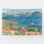Paul Cezanne - Baai van Marseille, vanuit Estaque Spandoek (Horizontaal)