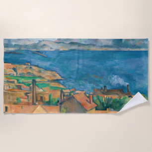Paul Cezanne - Baai van Marseille, vanuit Estaque Strandlaken