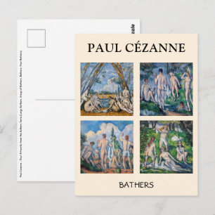 Paul Cezanne - Badenden Meesterwerken Selectie Briefkaart