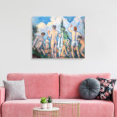 Paul Cezanne - Bathers Canvas Afdruk (Insitu (Woonkamer))