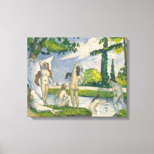 Paul Cezanne | Bathers Canvas Afdruk (Voorkant)