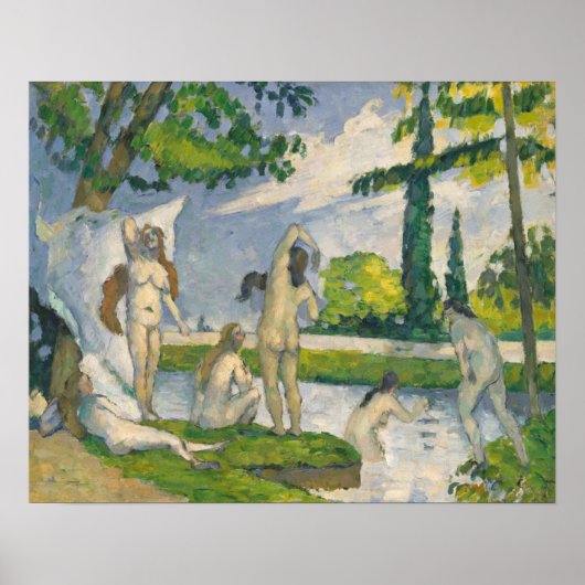 Paul Cezanne | Bathers Poster (Voorkant)