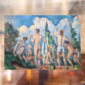 Paul Cezanne - Bathers Raamsticker (Vel 2)