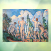 Paul Cezanne - Bathers Raamsticker (Vel 3)
