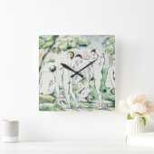 Paul Cezanne | Bathers, Small bord Vierkante Klok (Huis)