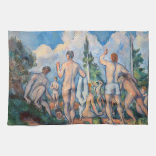 Paul Cezanne - Bathers Theedoek