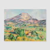 Paul Cezanne - Carte magnétique du Mont Sainte-Vic (Devant)